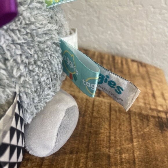 Mary Meyer Taggies Signature Plush Hedgehog Stuffed Animal Gray 8" Baby Toy - Picture 2 of 8